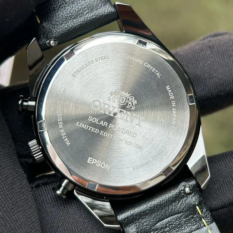 Orient Contemporary Solar Limited Edition Black Dial Men's Watch- RN-TX0307B